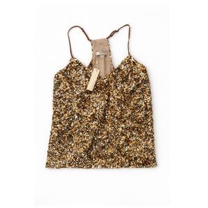 NWT Generation Love Rose Gold Sequin Top